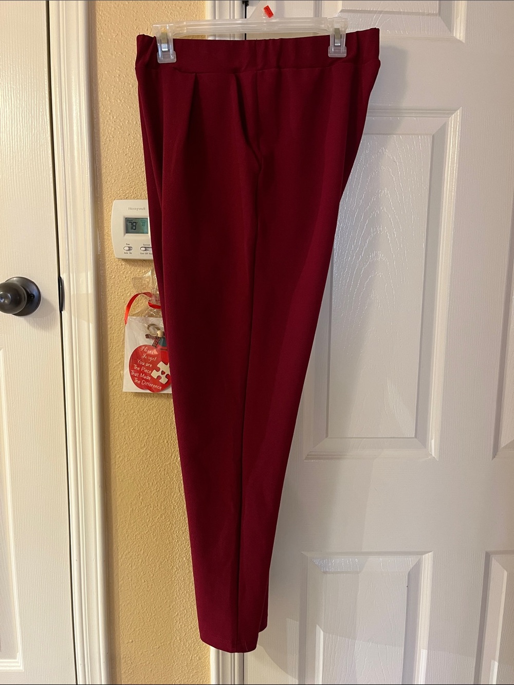 Shein Pants - high waist, pull-on, tapered skinny, and functional front pockets